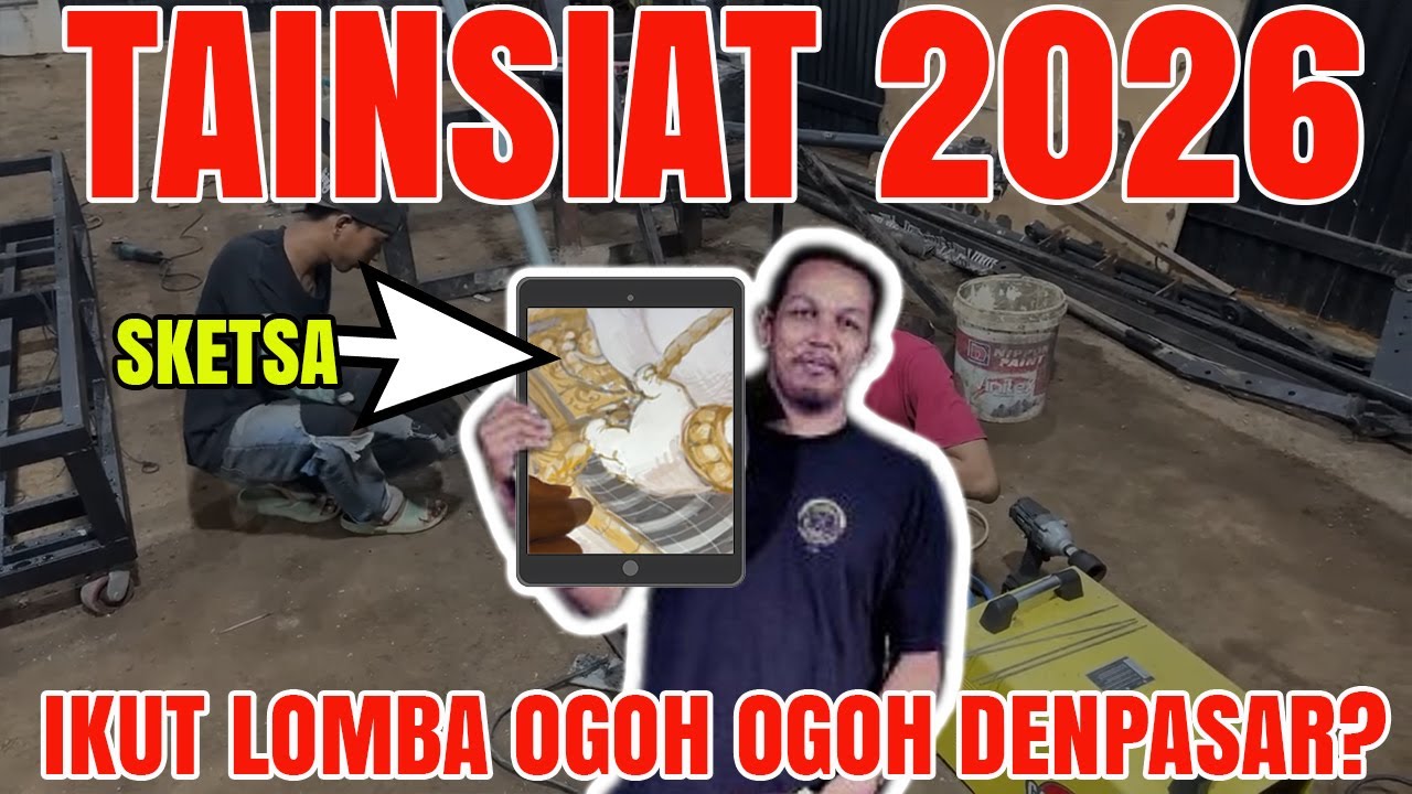SKETSA AKHIRNYA TERUNGKAP, OGOH OGOH TAINSIAT IKUT LOMBA OGOH-OGOH DENPASAR 2026? #ogohogohtainsiat