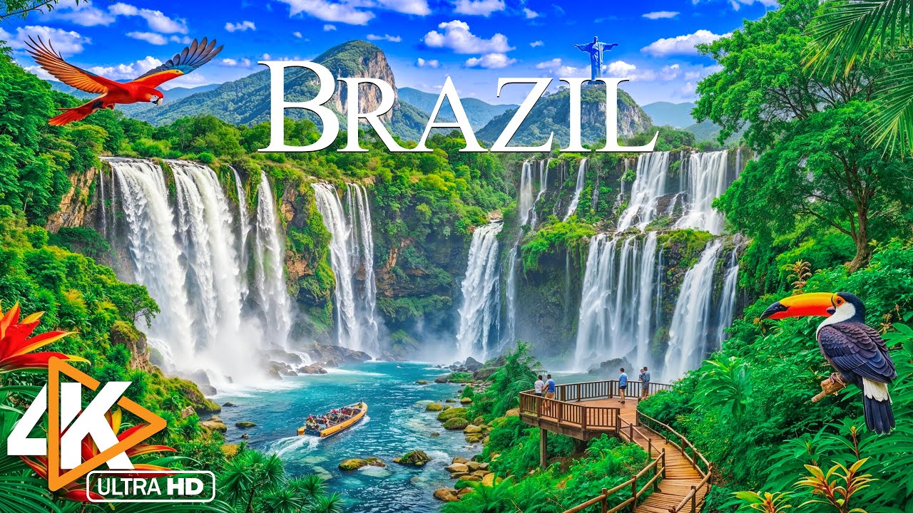 Brazil 4K | Powerful Nature of the Tropics, Ancient Forests & Dramatic Continental Scenery