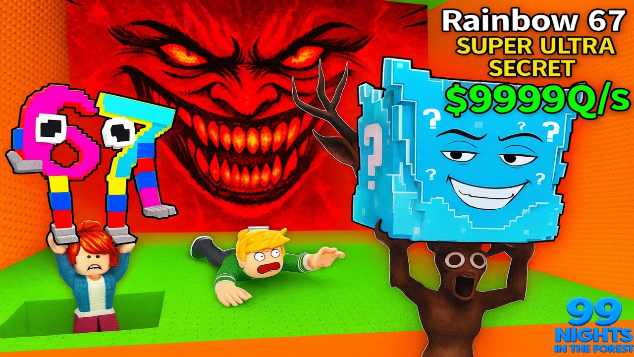 Breaking the FINAL Lucky Block with Deer from 99 Nights in the Forest  Full Break a Lucky Block Game