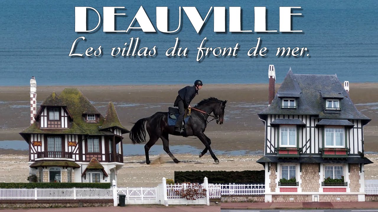 🇫🇷 DEAUVILLE -  les villas du front de mer.