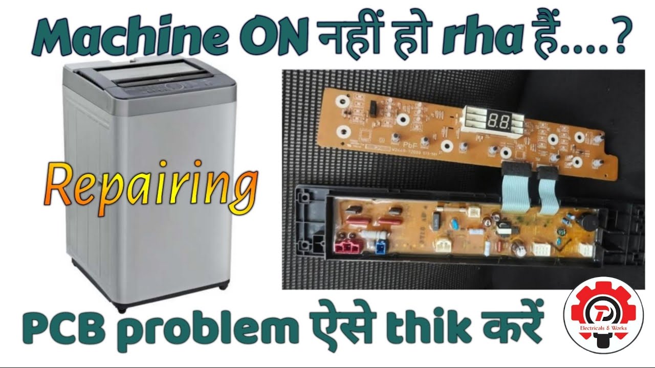 Washing machine repair l Panasonic 6.2 kg l Fully automatic l Pcb repair @t.d.electricalsandworks