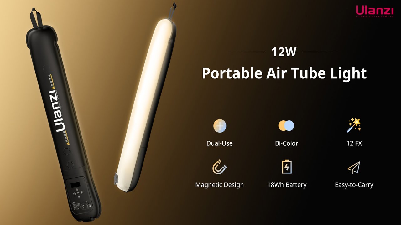 New Release | Ulanzi UA12/UA20 Portable Air Tube Light
