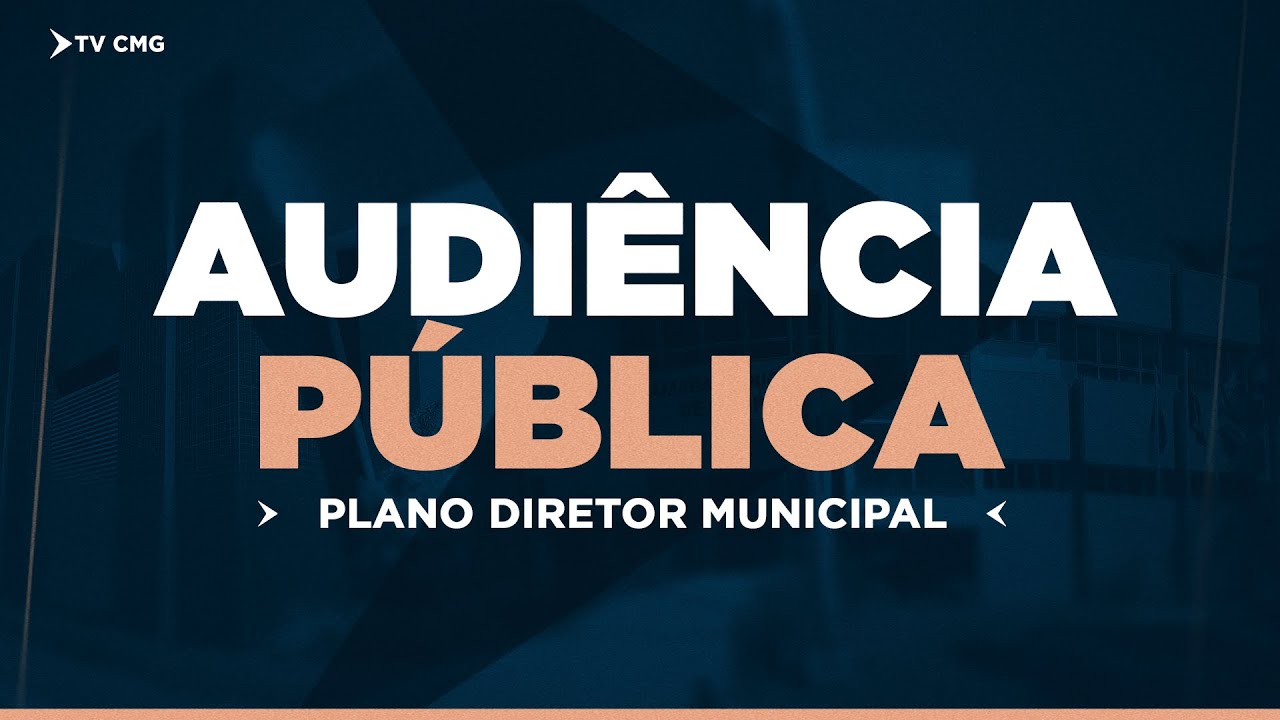 Audiência Pública sobre o Plano Diretor Municipal