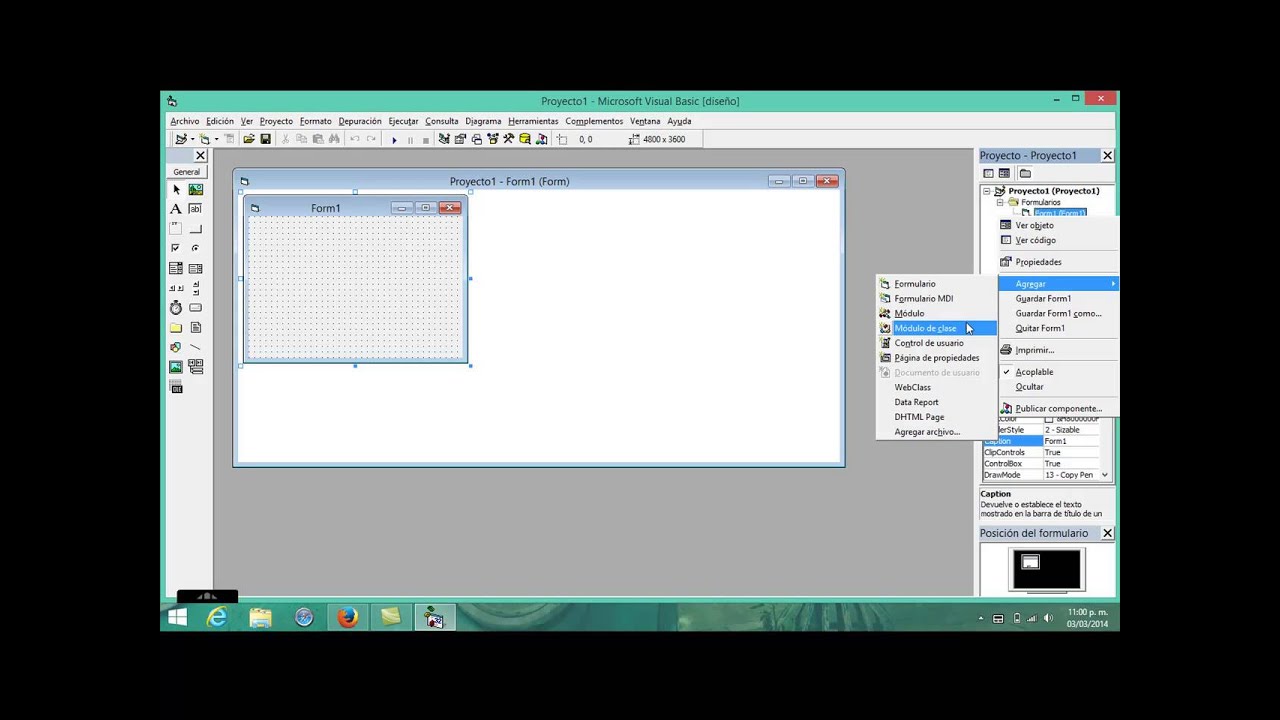 Tutorial Visual Basic 6.0 Ventana de Explorador de Proyectos
