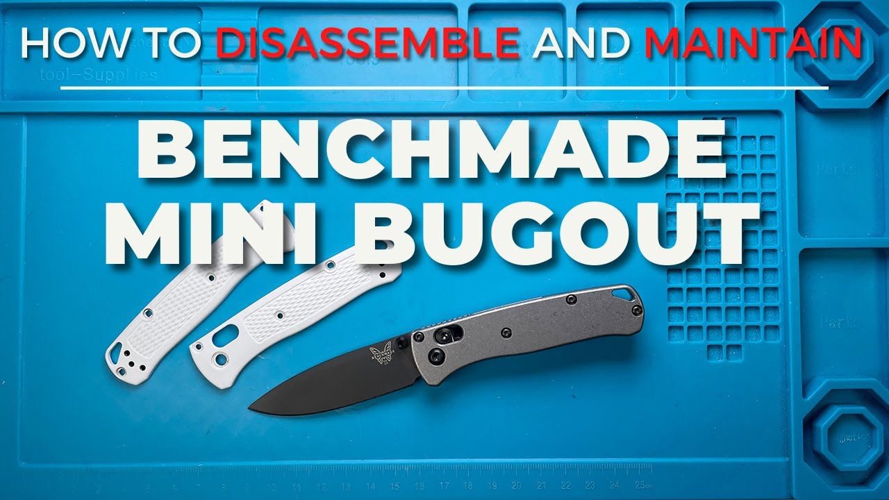 How to Maintain and Disassemble and Pimp the Benchmade Mini Bugout Pocketknife. Fablades Full Review
