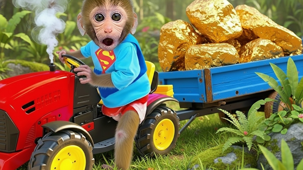 Macaquinho GoGo e o falso ouro que enganou o ladrão | Gogo Family