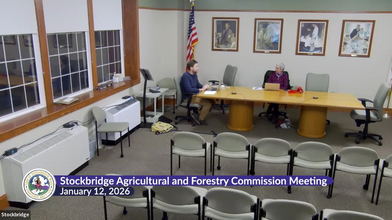 Stockbridge Agricultural and Forestry Commission Meeting, January 12, 2026