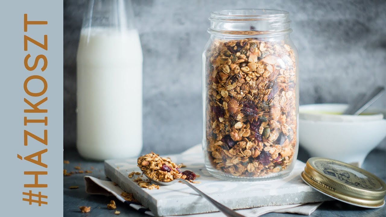 Granola házilag recept l  Kárai Dávid l 
