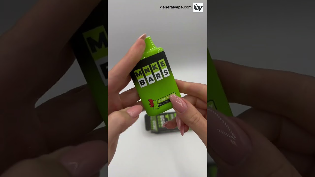 Unboxing: A Detailed First Look and Review! MNKE Bars 6500 Puffs  Disposable Vape Buy from GV
