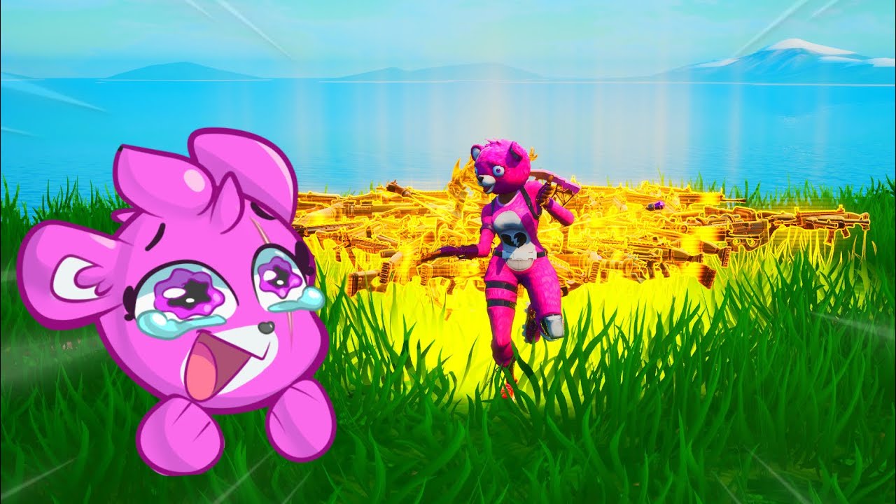 😱 ¡TODO ES DE ORO en FORTNITE! Con MIS HERMANITOS Aquí no hay quien viva Fortnite 378