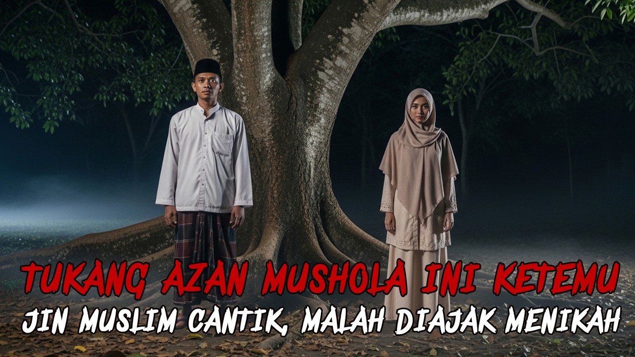 TUKANG AZAN MUSHOLA INI KETEMU JIN MUSLIM CANTIK PENUNGGU POHON ANGKER, MALAH DIAJAK MENIKAH