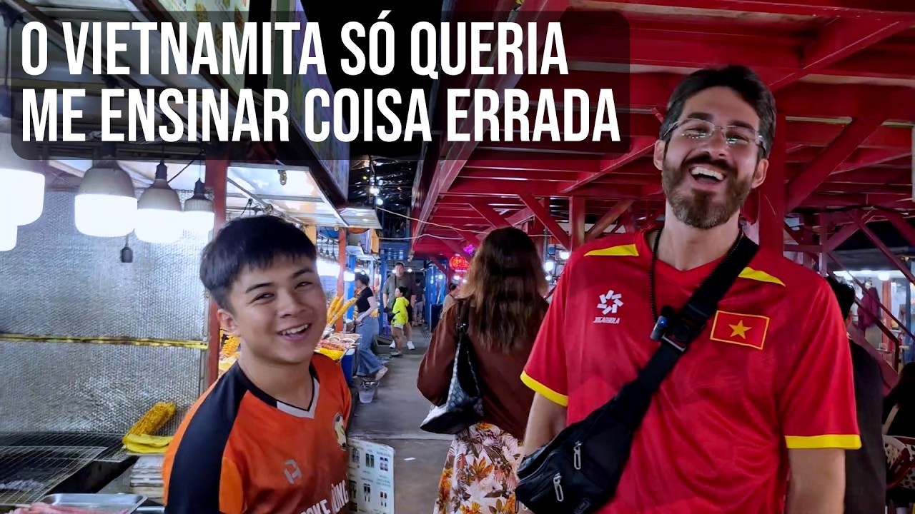 UMA NOITE DIVERTIDA NO MERCADO NOTURNO DE SON TRA EM DA NANG