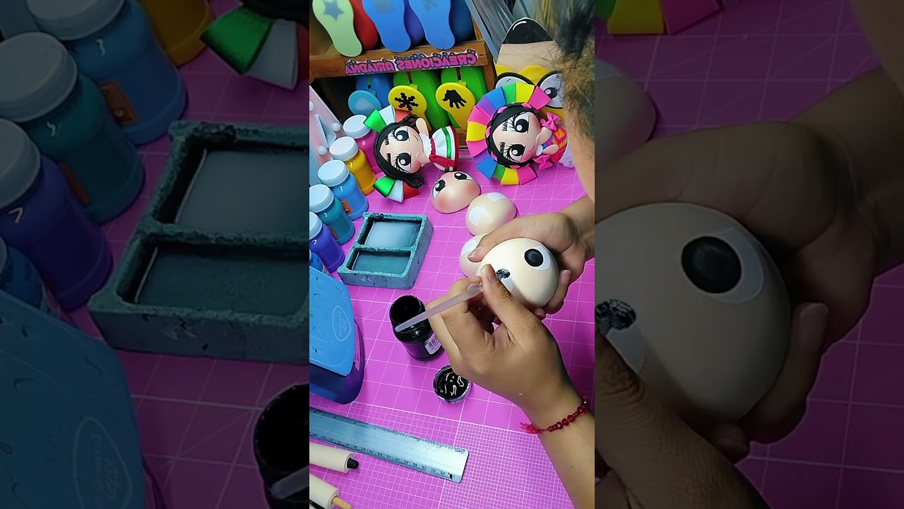 como pintar caritas de fomi para nuestras fofuchitas ⭐