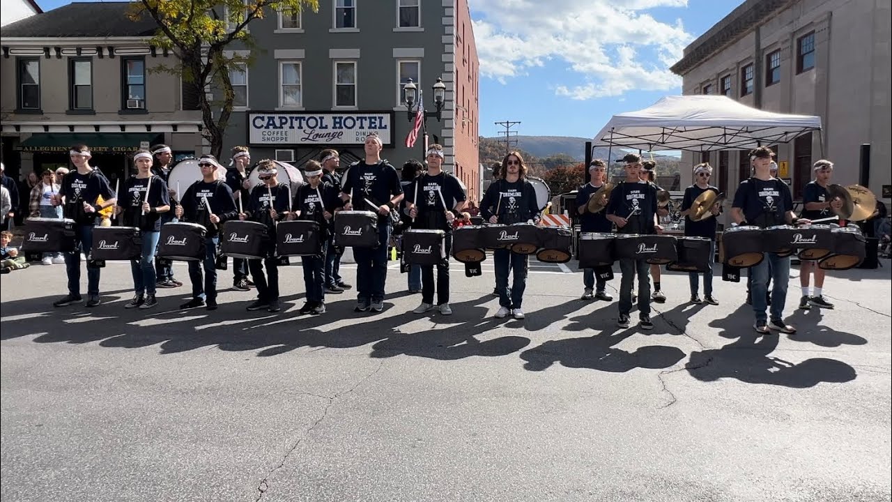 HAHS Drum Line GOLDEN as played at Pumpkin Fest 2022