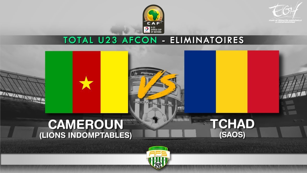 CAMEROUN 3-0 TCHAD AFCON U23 EGYPT 2019 - 16-11-2018