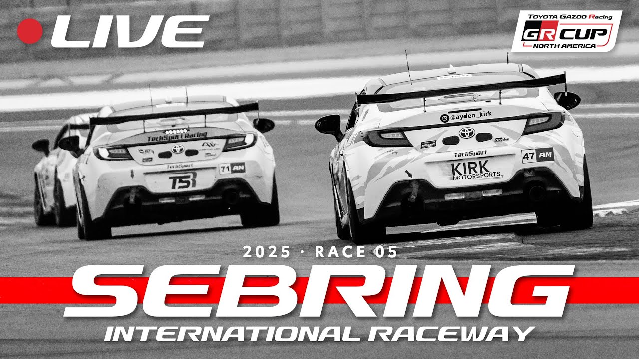 LIVE | Race 1 | Sebring International Raceway | Toyota Gazoo Racing North America GR Cup 2025