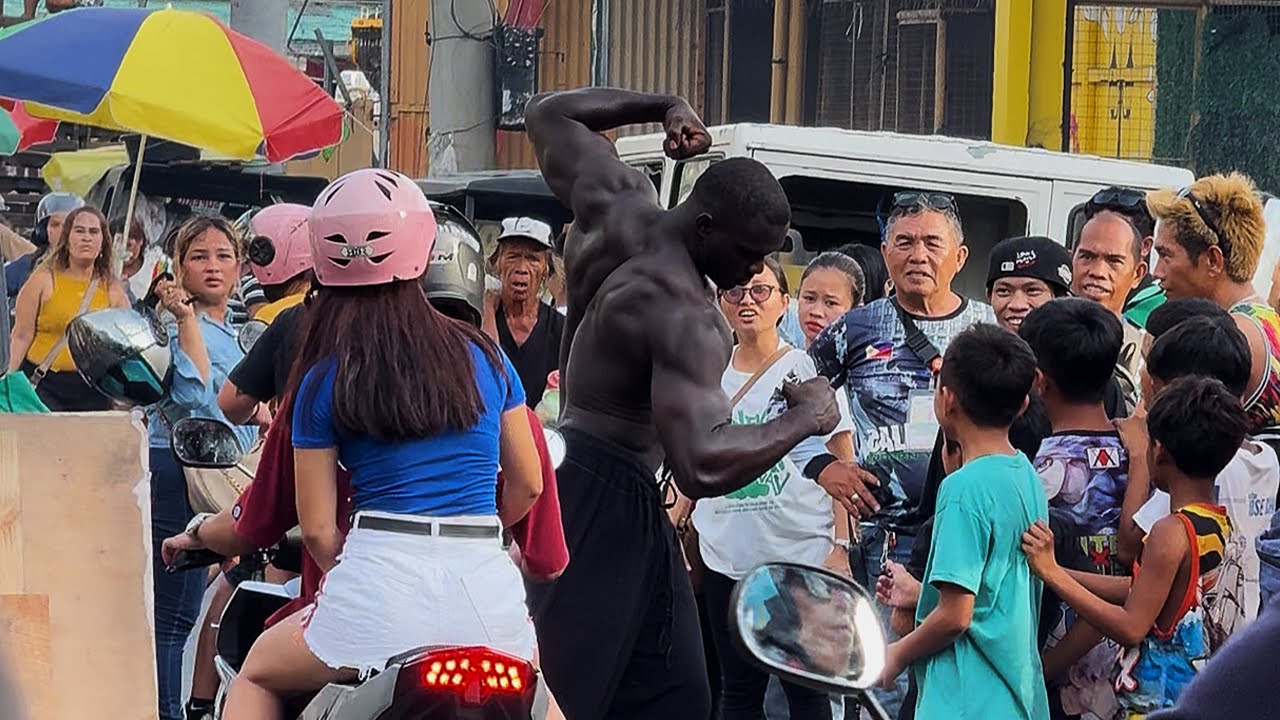Tallest Bodybuilder Walking In Public