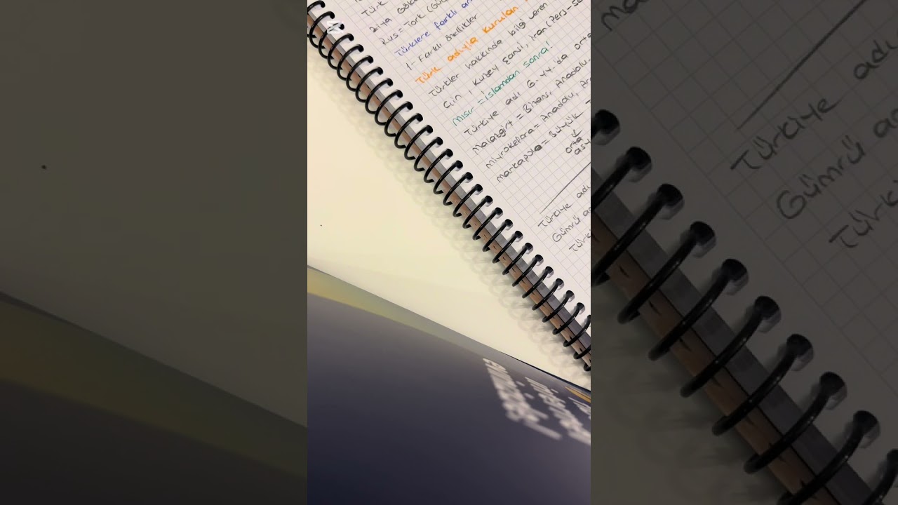 Yeni Defterime Temiz Yazı Yazıyorum ✍️ | Gum Chewing ASMR
