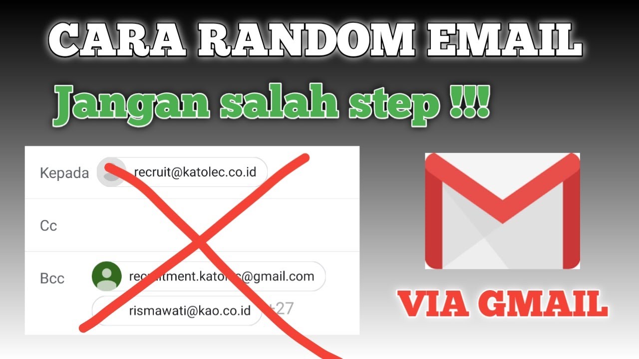 CARA RANDOM EMAIL LAMARAN PEKERJAAN - DISERBU PANGGILAN KERJA