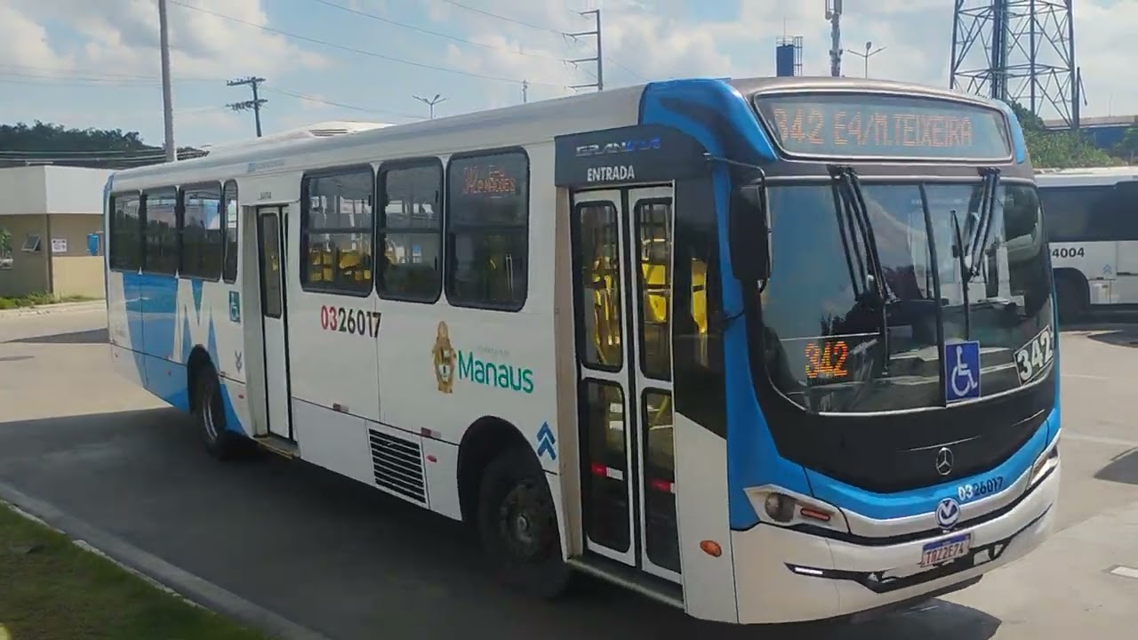 Terminal de Integração T7 - Movimentação dos Ônibus Urbanos de Manaus - AM