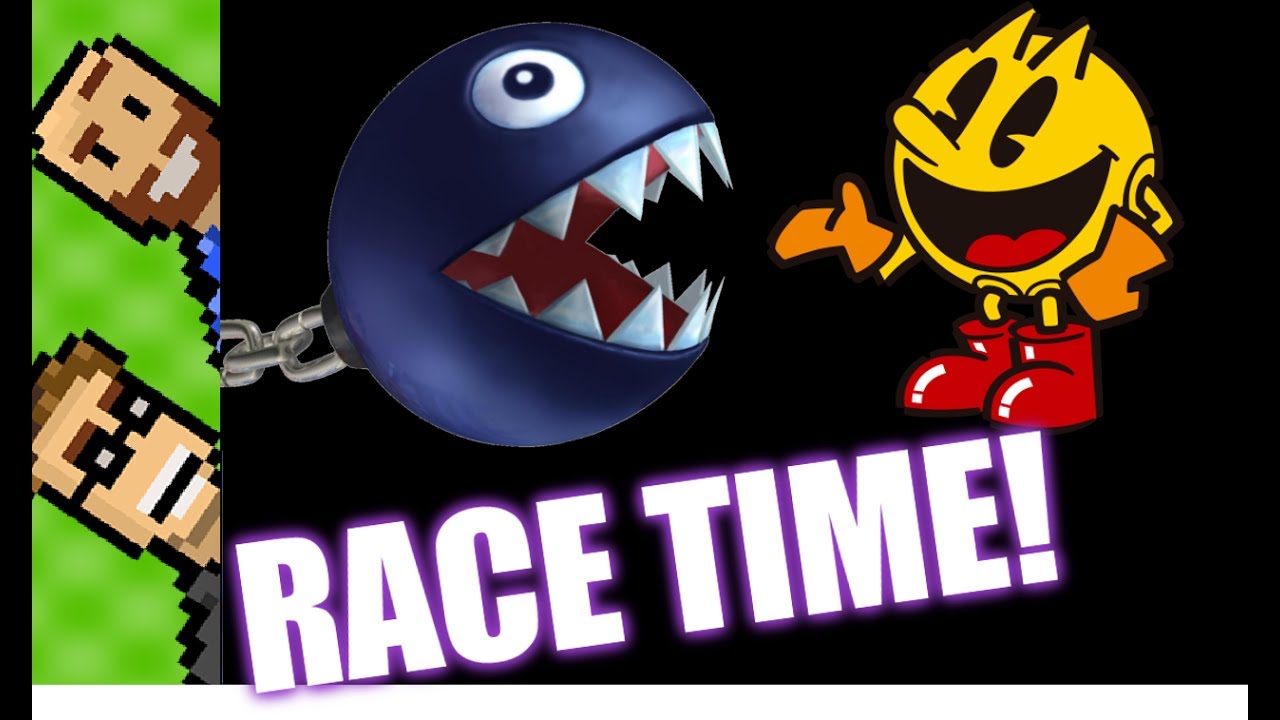 CHOMPER VS. PACMAN RACE | Mario Maker in The Basement | 12 Item Challenge Round 40