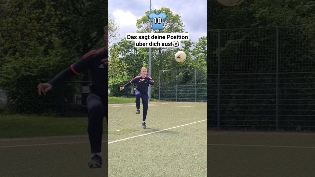 Das sagt deine Position im Fussball &uuml;ber dich aus!⚽️ (10er) #short