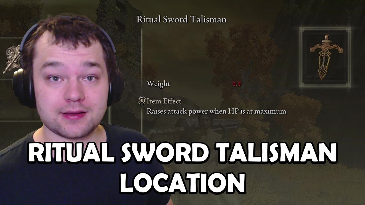 Ritual Sword Talisman Location in Elden Ring guide