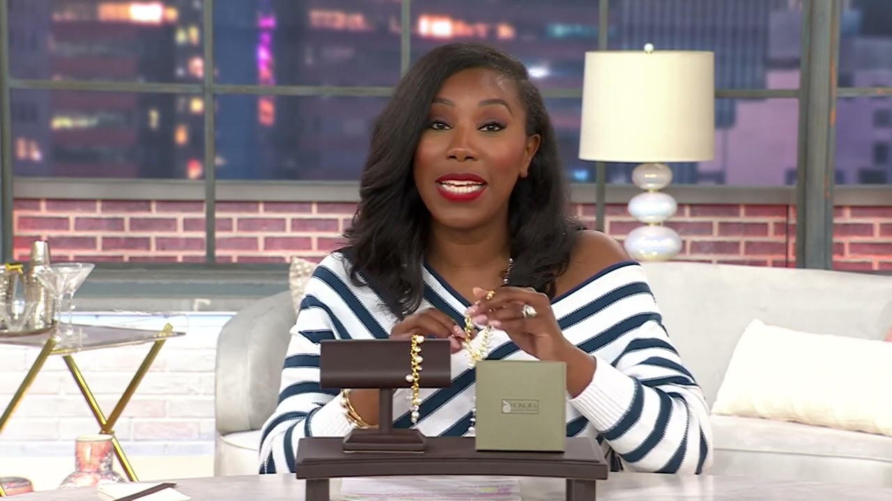 Honora x Diamonique Oval Rolo Charm Bracelet, Sterling Silver on QVC
