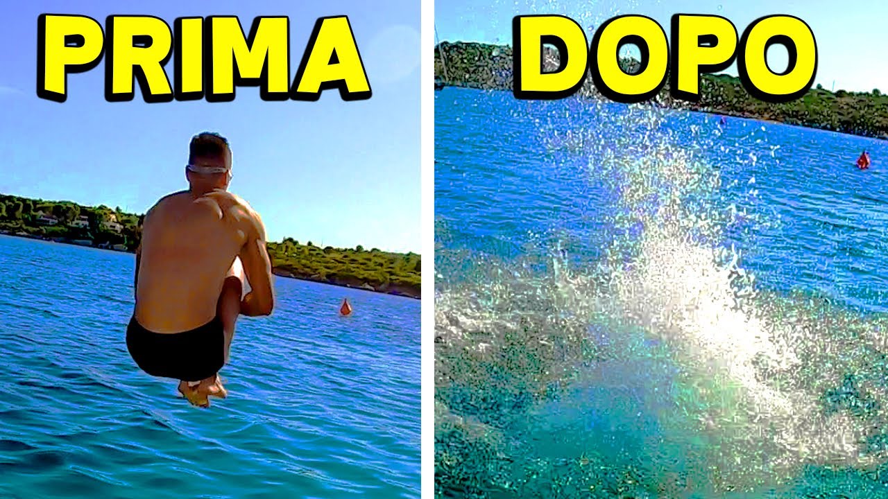 GARA DI TUFFI IN MARE!!