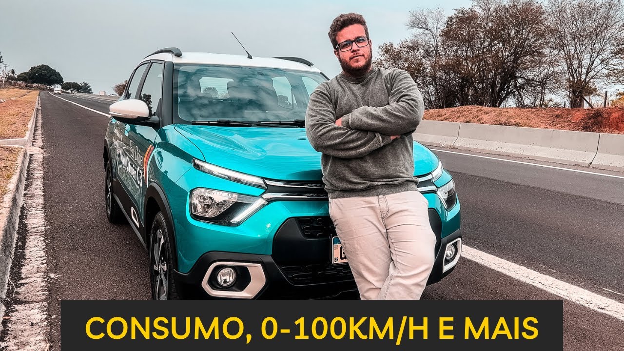 TEST DRIVE NOVO CITROEN C3 2023 1.6 AT - ANDA BEM?