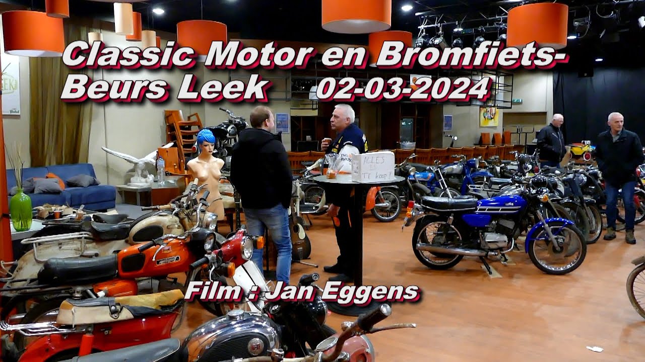 Classic Motor en Brommer beurs in Leek 02 03 2024