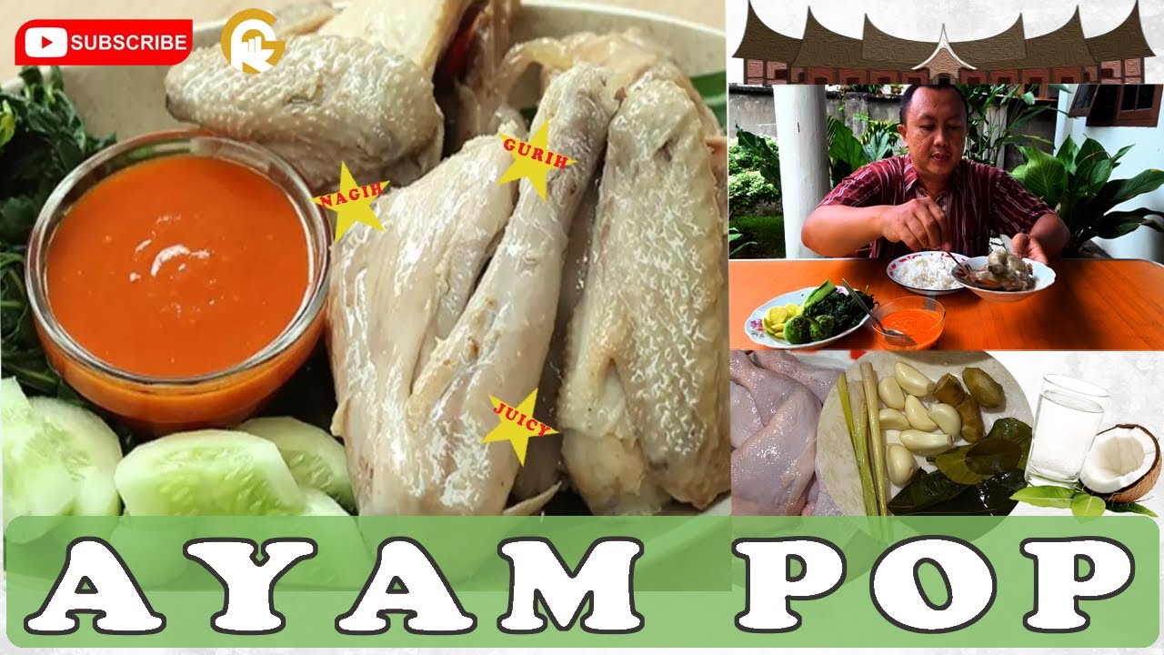 AYAM POP : Sensasi Minang Pedas & Gurih