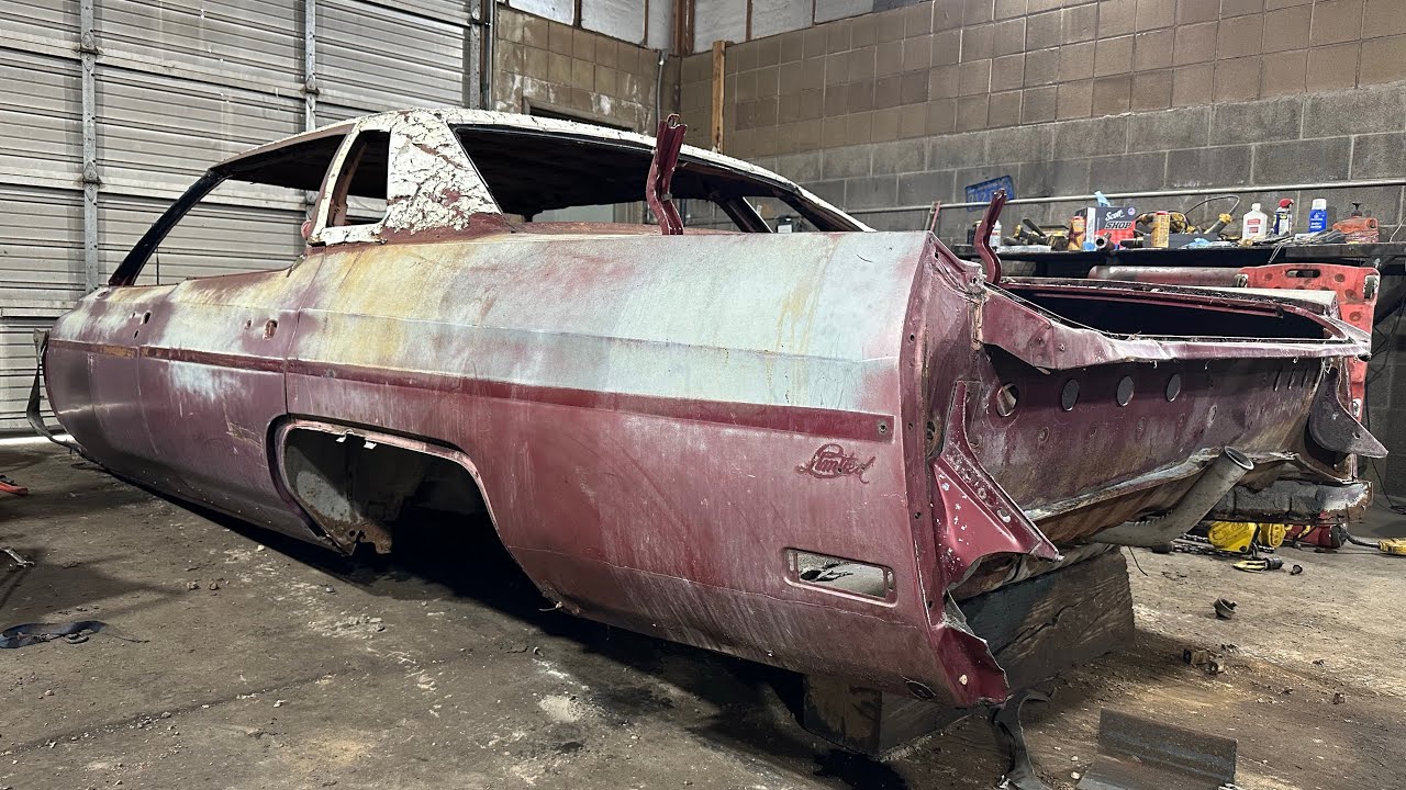 Check out this! Demolition derby car frame is done!