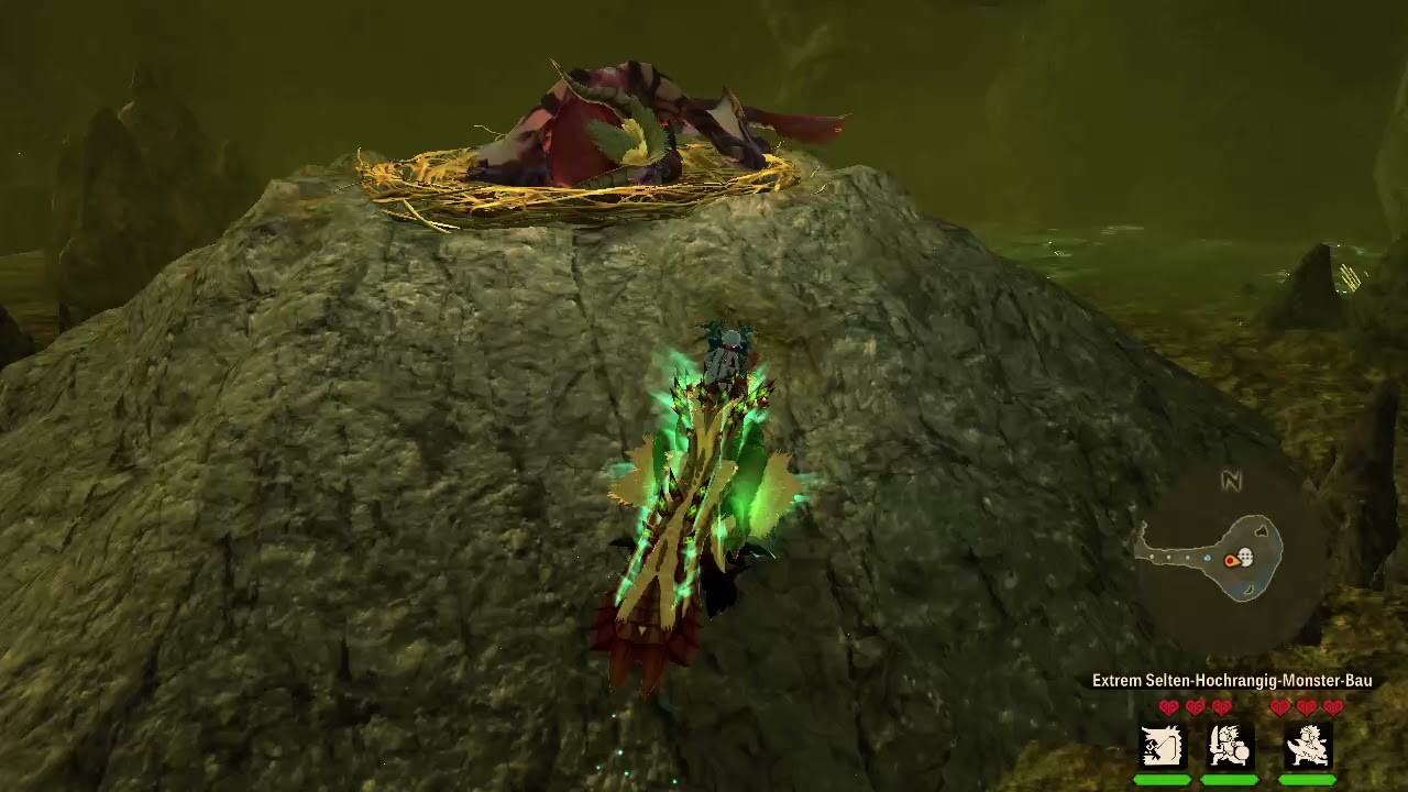 Have an Super Rare Den in MHS2, wait who is there?
