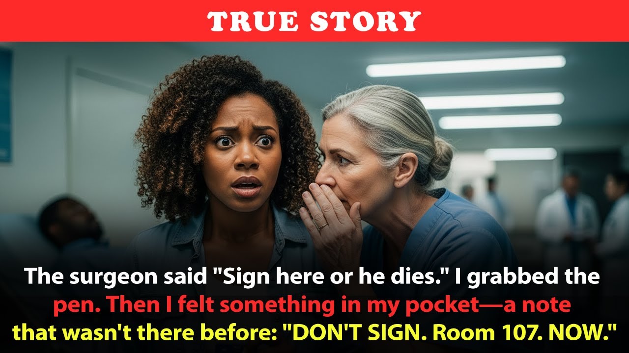 I rushed to save my dying husband — a janitor whispered 