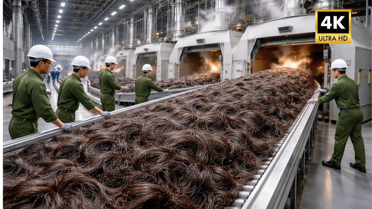 Inside a Multi-Million Dollar High-Tech Facility Transforming Human Hair into Advanced Materials