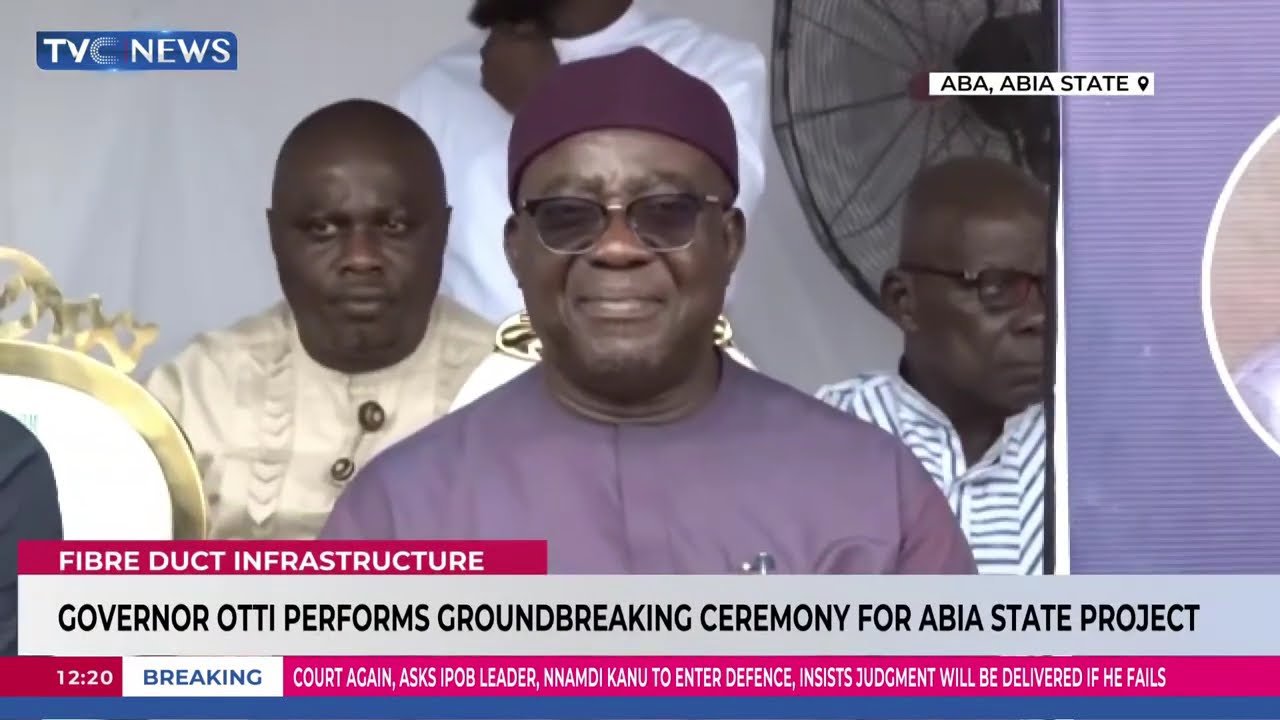 Governor Otti Performs Groundbreaking Ceremony For Abia State Project