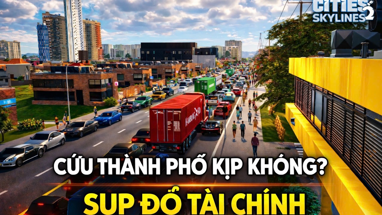 Một Quyết Định Khiến Kinh Tế Lao Dốc?! | CITIES SKYLINES 2 tập 3