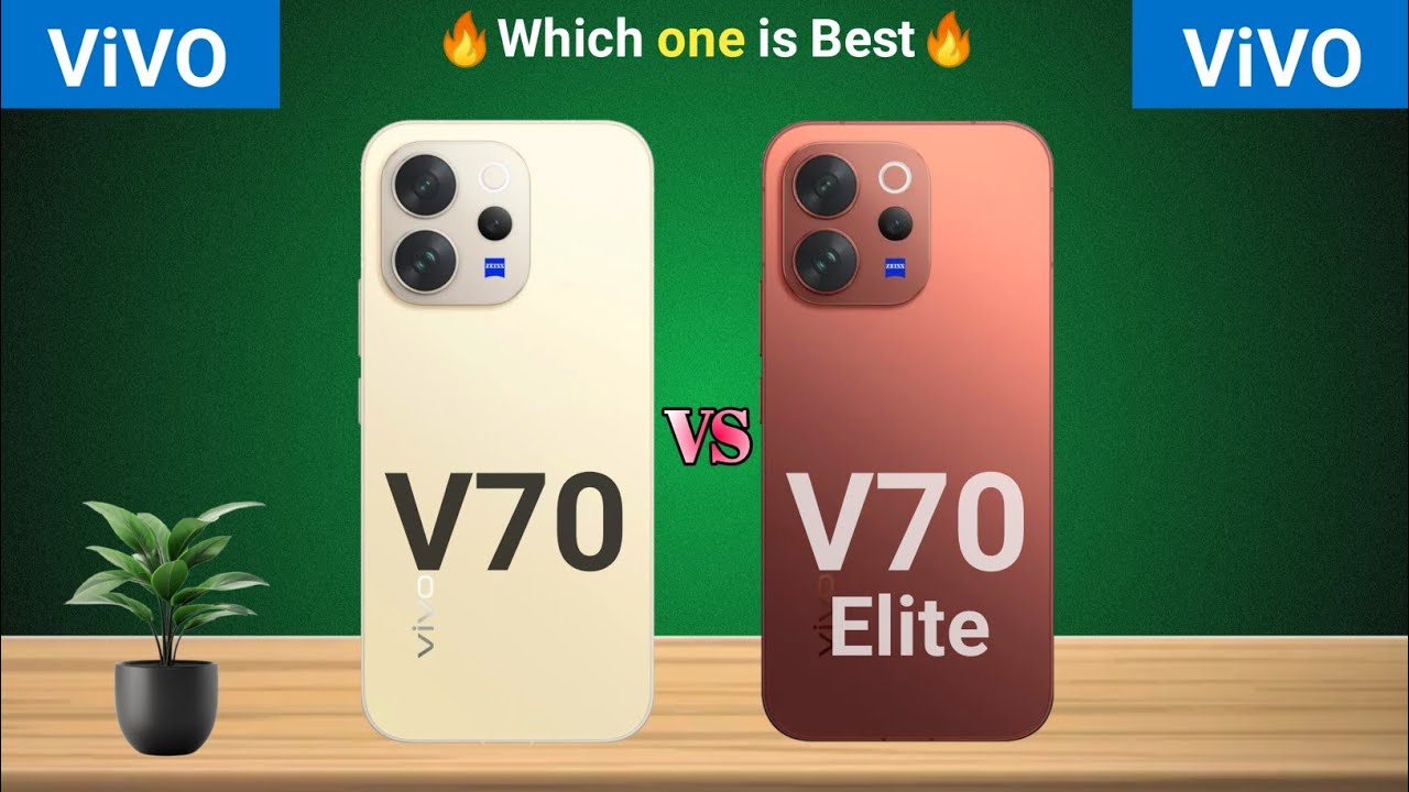 Vivo V70 5G vs Vivo V70 Elite 5G – Full Specs Comparison Video