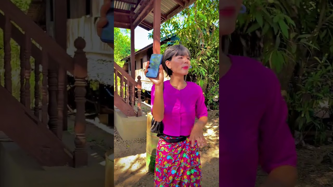 Surprise လာပို့သည်  #funny 