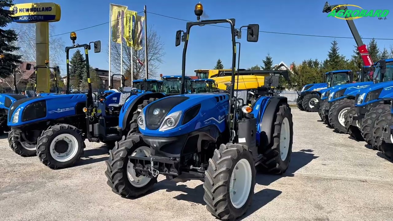 New Holland T4 FS – idealny do gospodarstw warzywniczych i pracy w tunelach! 💪