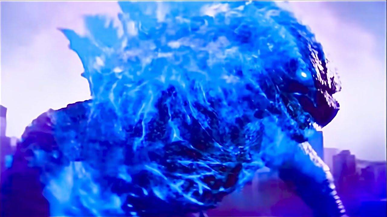 Godzilla evolved supercharged but blue