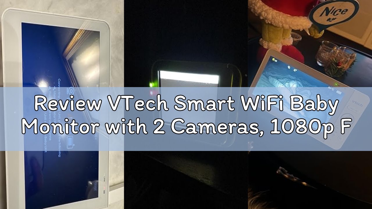 Review VTech Smart WiFi Baby Monitor with 2 Cameras, 1080p FHD Video, Free App with Motion Videos, S