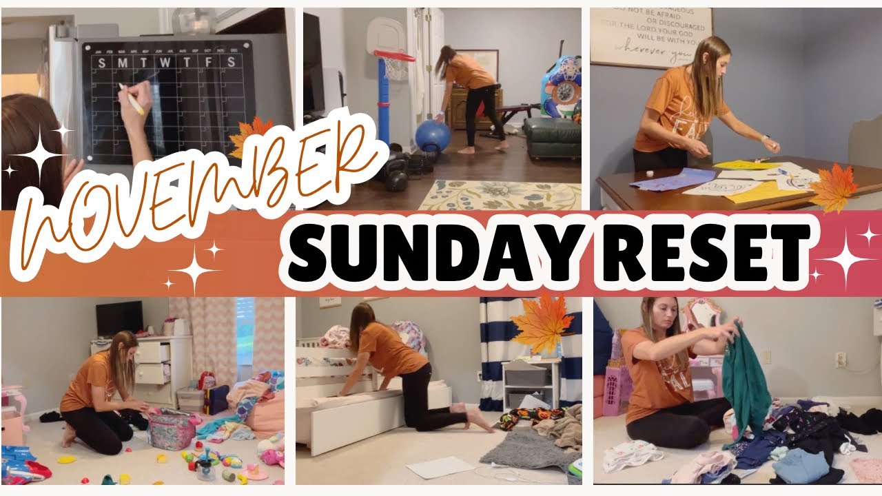 MONTHLY RESET NOVEMBER 2024| Home Reset| Cleaning, Organizing+ Planning