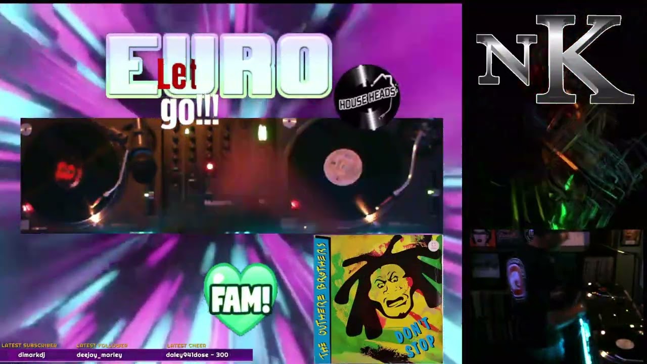 DJ NK - All Vinyl 90s Eurodance Club Mix