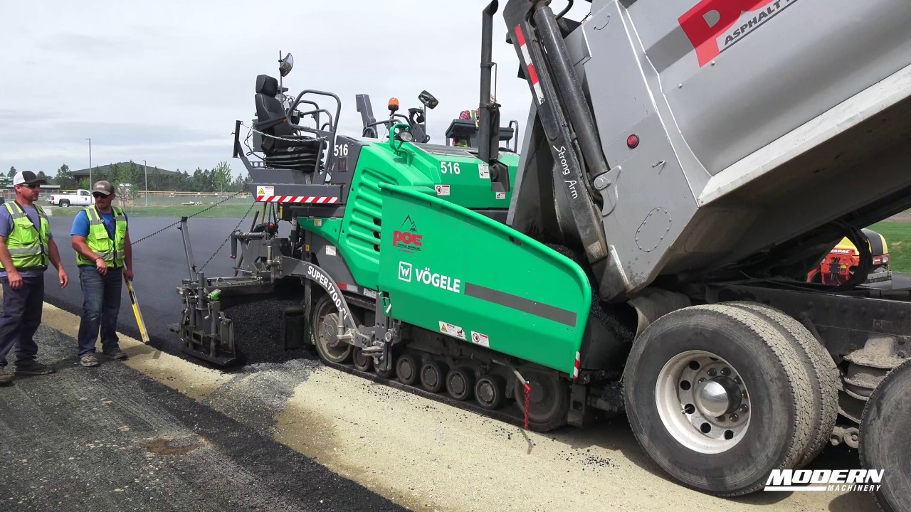 Modern Machinery - Poe Asphalt Paving, Inc. - V&ouml;gele Super 1700-3i Paver