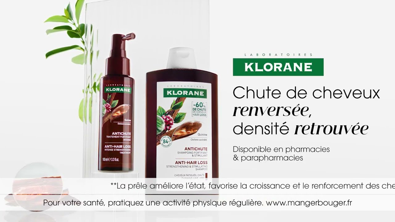 Chute de cheveux ? Nouveau Traitement antichute Klorane