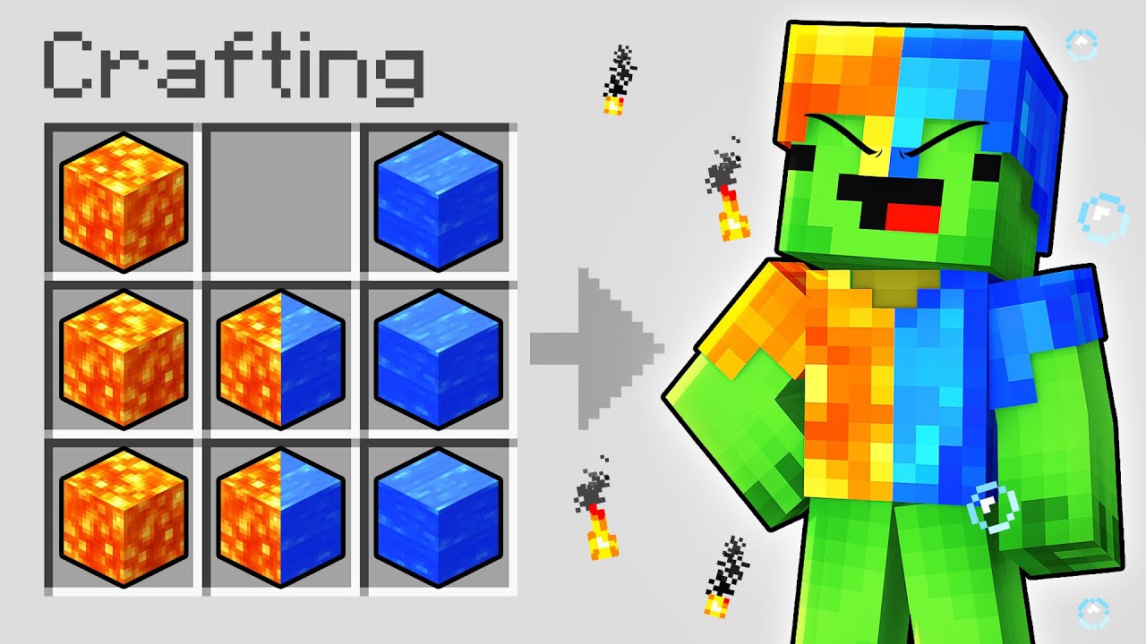 Mikey and JJ Can Craft ANY ARMOR In Minecraft (Maizen)