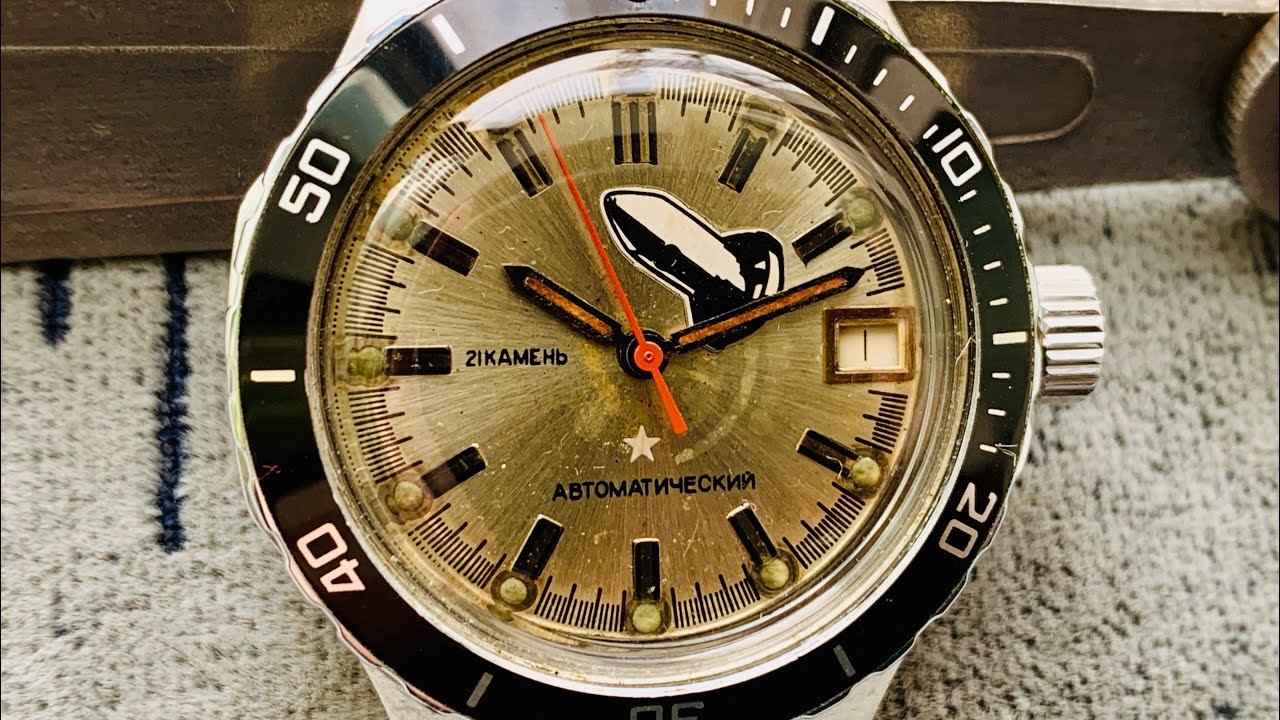 VOSTOK Spaceship East amphibian 2416b automatic RRR made in USSR/WOSTOK 12 April 1962 Yuri Gagarin