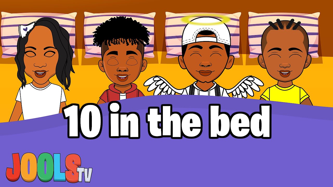 Ten In The Bed | Roll Over | Jools TV Nursery Rhymes + Kids Songs | Trapery Rhymes